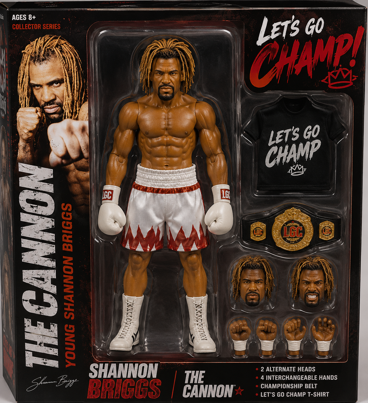 Let's Go Champ Young Shannon Briggs collector action figure